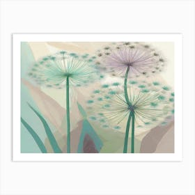 Dandelions Canvas Print Art Print