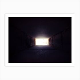 There Is Light At The End Of The Tunnel 2 Art Print