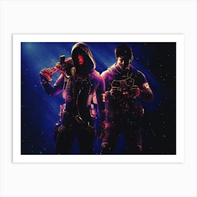 Light Of Heroes ― Tom Clancys Rainbow Six Siege Operation Red Crow Operators Art Print