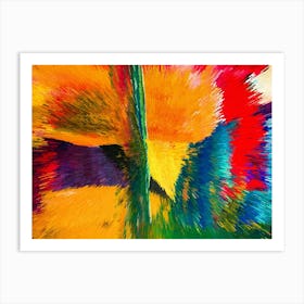 Acrylic Extruded Painting 241 Art Print