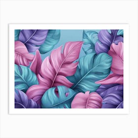 Tropical Leaves 19 Art Print