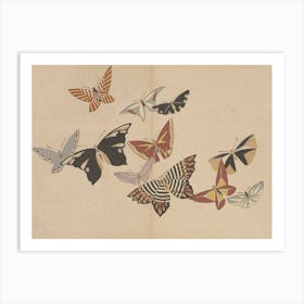 All Kinds Of Butterflies, Kamisaka Sekka Art Print