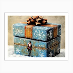 Christmas Nutcracker Art Print