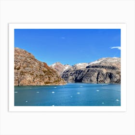 Icebergs In The Water (Greenland Series) Art Print