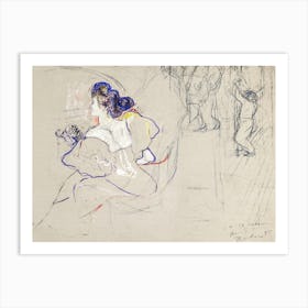 Madame Thadée Natanson Misia Godebska (1872–1950), Henri de Toulouse-Lautrec Art Print