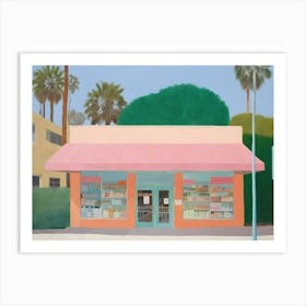 Los Angeles Abstract Drug Store Painting Art Print