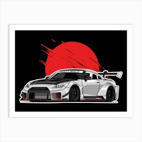 R35 Libery Walk White Art Print