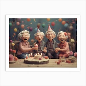 Birthday Party 1 Art Print