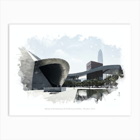 Museum Of Contemporary Art & Planning Exhibition, Shenzhen, China Art Print