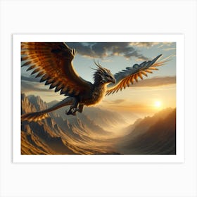 Dragon Bird Wonder Art Print