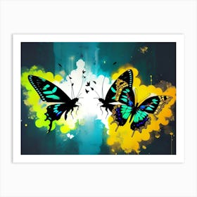 Two Butterflies 7 Art Print