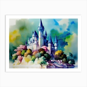 Castle In The Sky 25 Art Print