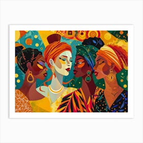 Three African Women Art Print