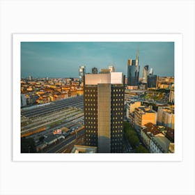 Milano Modern Buildings City Print. Art Print