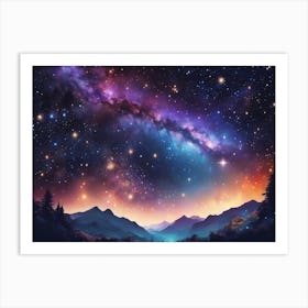 Milky Way Art Print