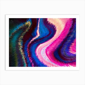 Acrylic Extruded Painting 248 Art Print