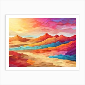 Landscape Painting Art Print