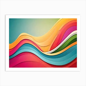 Abstract Wave 1 Art Print