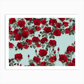 Red Roses 5 Art Print