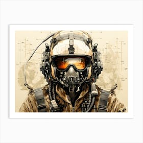 Air Force Pilot Art Print