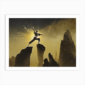 Kung Fu Karate Art Print