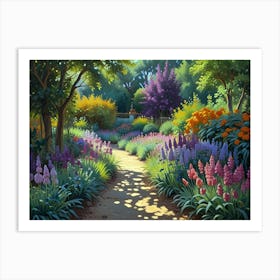 Garden Path Art Print