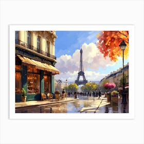 Paris Scene Art Print