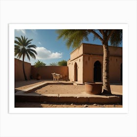 Village In Morocco Art Print