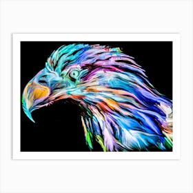 Colorful Eagle Art Print