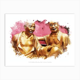 10,000 Buddhas Monastery, New Territories, Hong Kong Art Print