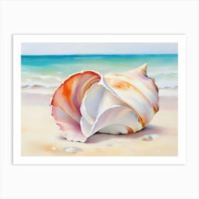 Shells On The Beach Art Print
