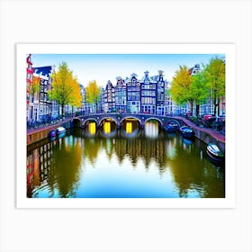 Amsterdam 25 Art Print