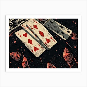 Playing Cards Art Print