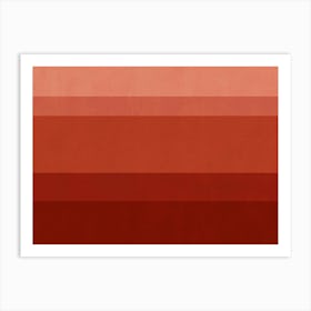 Red Background Art Print