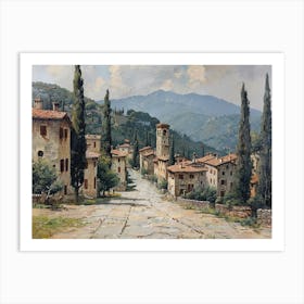 Italian Village 1 Art Print