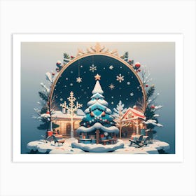 Christmas Tree Art Print