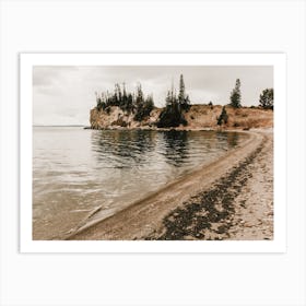 Rustic Lake Shore Art Print