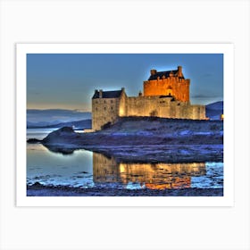 Eilean Donan Castle Scotland HDR 2 Art Print