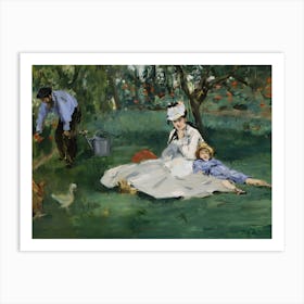 Garden By Claude Monet Art Print