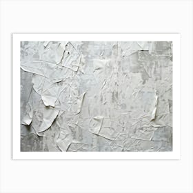 Abstract Vintage Wallpaper Texture Featuring A Closeup Of Crumpled Retro Paper Sheets Interwoven Wi (2) Art Print