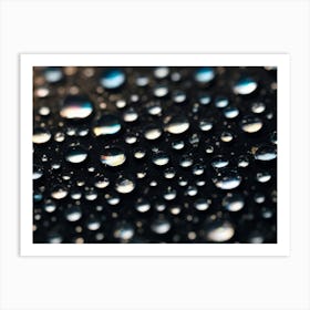 Water Droplets Art Print