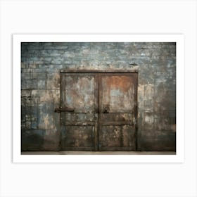 Distressed Brick 4 Art Print