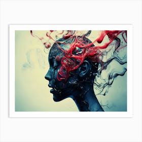 Abstract Of A Woman 5 Art Print