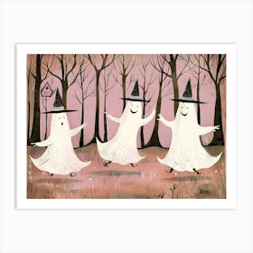 Ghosts In The Woods 8 Art Print