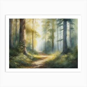 Silent Forest Art Print