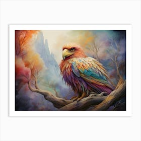 Colorful Eagle Art Print