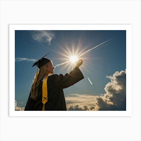 Graduation Stock Videos & Royalty-Free Footage Art Print