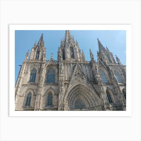 Cathedral Of Barcelona Art Print