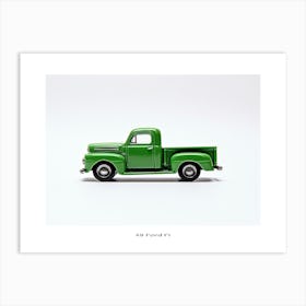 Toy Car 49 Ford F1 Green Poster Art Print
