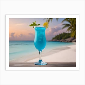 Cocktail On The Beach Art Print